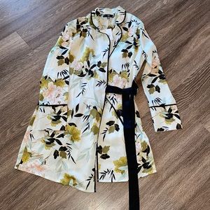 Missguided satin shirt dress
